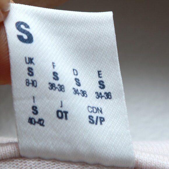 Reebok Classic Linear T-shirt Tee Pinky Beige Top Logo 100% Cotton Shirt - Picture 5 of 8